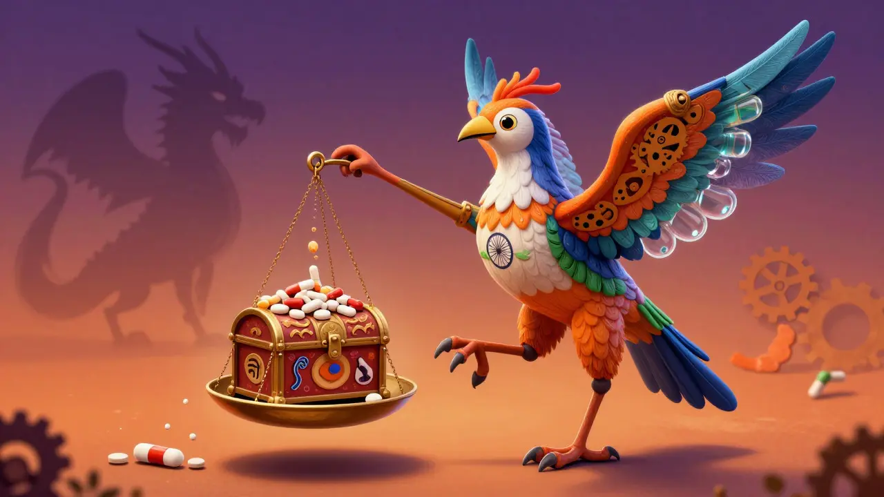 Fantastical bird balancing supply chain risks